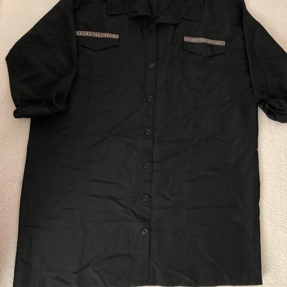 NOT FOR SALE RIGHT NOW! 
NWT Boohoo Plus Tassel Shirt Dress Size 14 - Picture 3 of 8